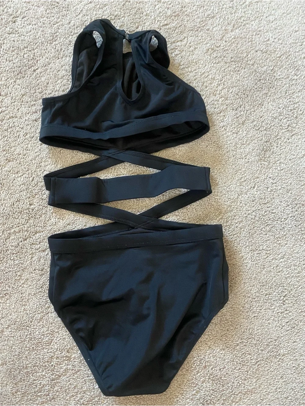 balera black leotard